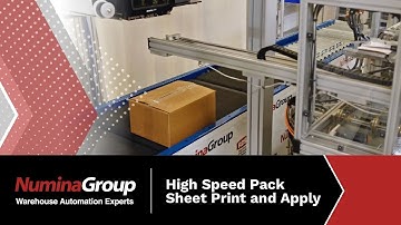One-Step Plus High-Speed Print-and-Apply Pack Sheet System