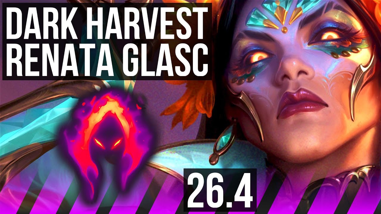 RENATA GLASC & Lucian vs LEONA & Kog'Maw (SUP) | Dark Harvest, 19K damage | EUW Master | 26.4