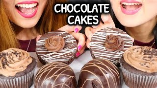 We are eating delicious double chocolate cakes, brownies, and
cupcakes! watch till the end for a crunchy surprise :) follow us on
instagram: https://www.inst...