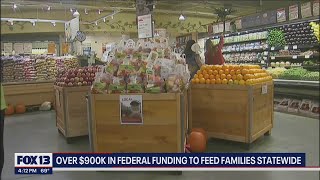 Over $900K issued in federal funding to feed families statewide | FOX 13 Seattle