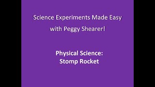 Physical Science: Stomp Rocket