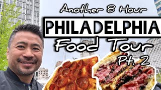 ANOTHER 8 Hours in Philadelphia | Best Breakfast Tacos - Taco Heart | Tahina Milkshake | Food Tour