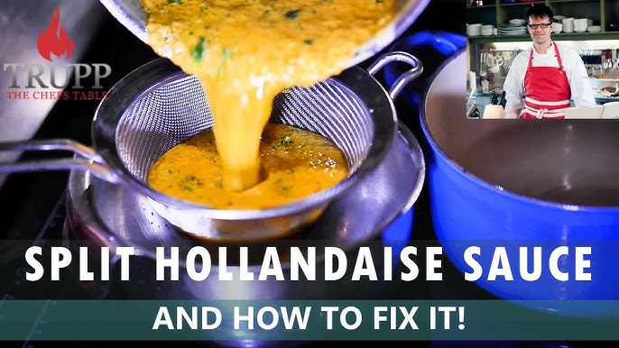 béarnaise sauce split emulsion repair