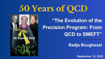Radja Boughezal "The Evolution of the Precision Program: From QCD to SMEFT."