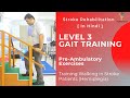 LEVEL 3 GAIT TRAINING EXERCISES FOR STROKE/ HEMIPLEGIA PATIENTS