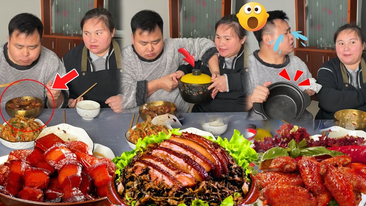 The stupid husband is too greedy for food, watch me use a casserole to treat him