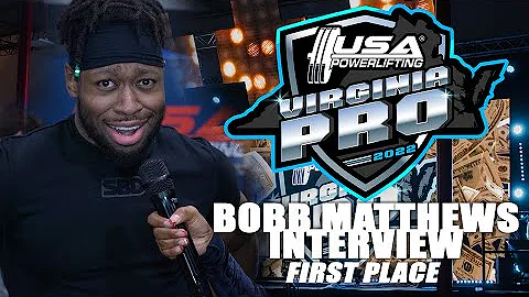 BOBB MATTHEWS FIRST PLACE INTERVIEW @ THE VA PRO |...