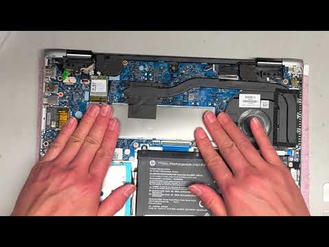 HP Pavilion x360 Convertible 14m-cd0xxx Disassembly RAM SSD Hard Drive Upgrade Repair Quick Look