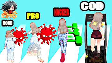 NOOB vs PRO vs HACKER vs GOD in Run Health