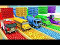 Lluvia, lluvia, vete | Aprende colores  | Cinco coches coloridos | Canciones infantiles
