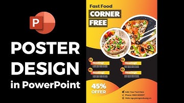 Hướng dẫn thiết kế Poster Quảng cáo bằng PowerPoint 🔥 Quá đơn giản // Nguyễn Ngọc Dương