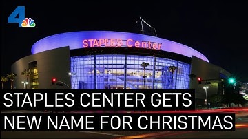 After 22 Years, The Staples Center Gets a New Name for Christmas | NBCLA