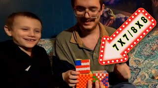 Special delivery  7 X 7 and 8 X 8 cube unboxing!