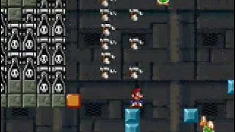 Super mario flash Custom level Master fall