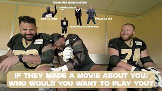 Saints Offensive Line give their Ice Cold Takes at Saints Training Camp 2023