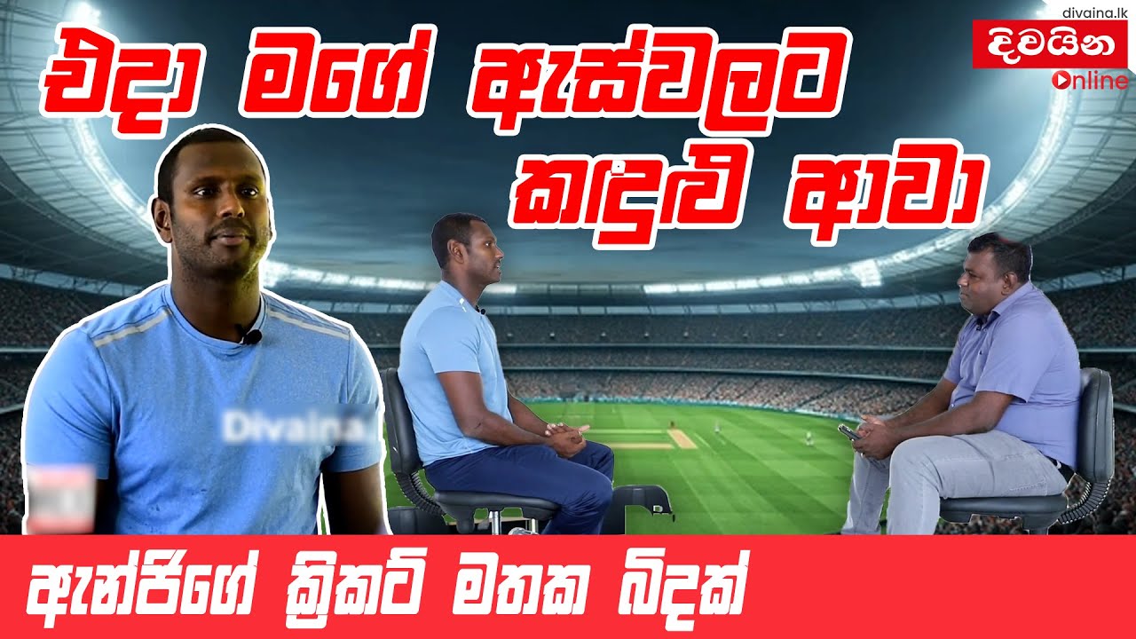 ඇන්ජලෝගේ ක්‍රිකට් ජීවිතයෙන් බිඳක්...  