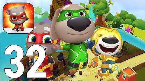 Talking Tom Hero Dash Run Game Gameplay Walkthrough Part 32 - Superhero Ben Green Outfit