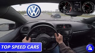 VW Scirocco GTS TOP SPEED DRIVE ON GERMAN AUTOBAHN