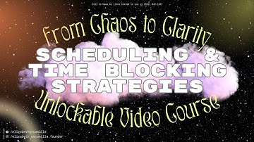 Mastering Time: How Scheduling and Time Blocking Boost Productivity