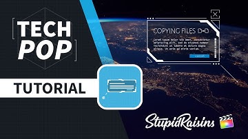 Tech Pop Tutorial - Hi-tech motion trackable Final Cut Pro Callouts