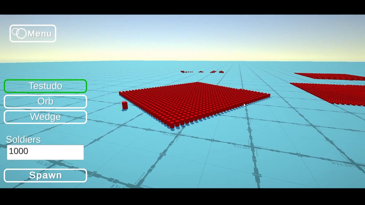 Formation Movement with DOTS and ECS