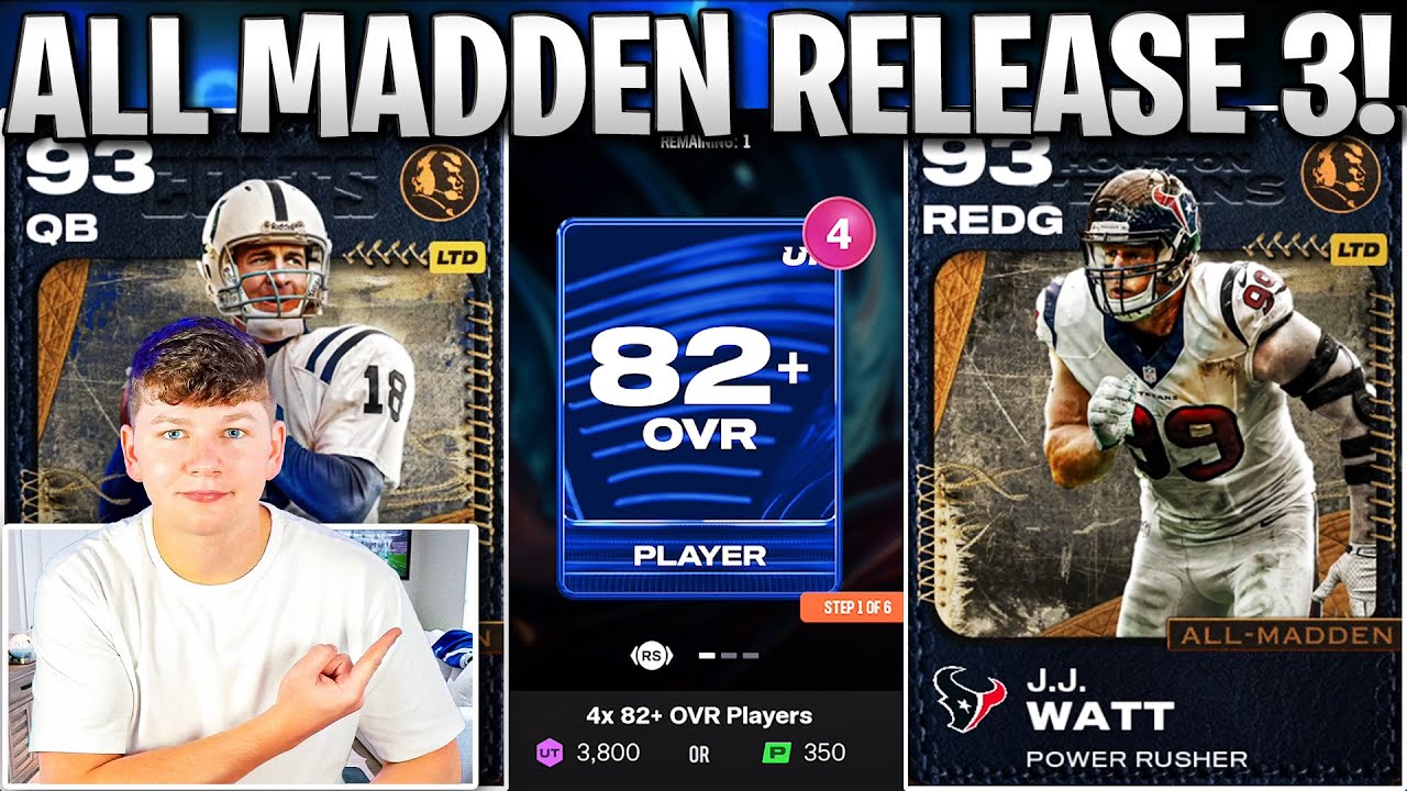 ВЕСЬ РЕЛИЗ MADDEN 3! 5 НОВЫХ LTDS В НАБОРАХ!
