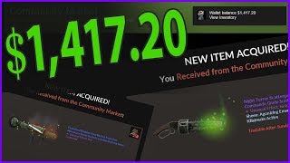 TF2 Trading Tips - $1,417.20 from Steam Market Trading! Crazy deals!