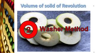 volume of solids of Revolution - part(2) washer method  لطلبة الجامعات
