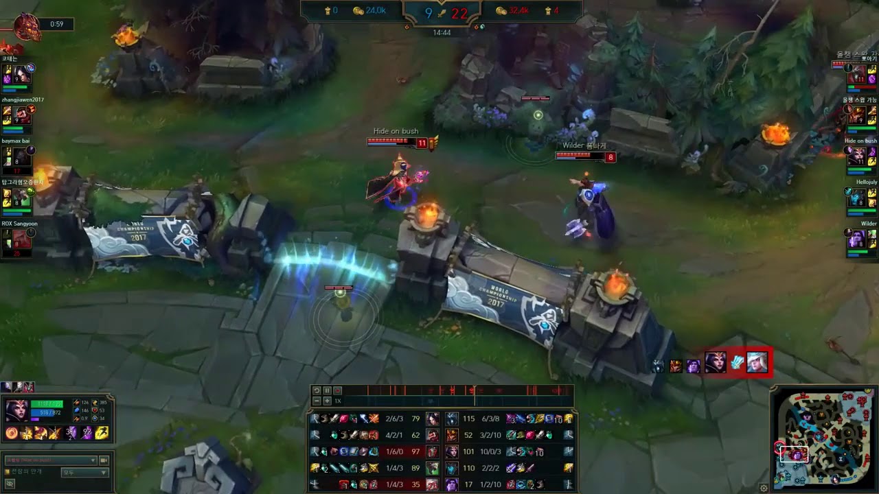 Faker LeBlanc vs Orianna League of Legends Challenger 1080LP part 19