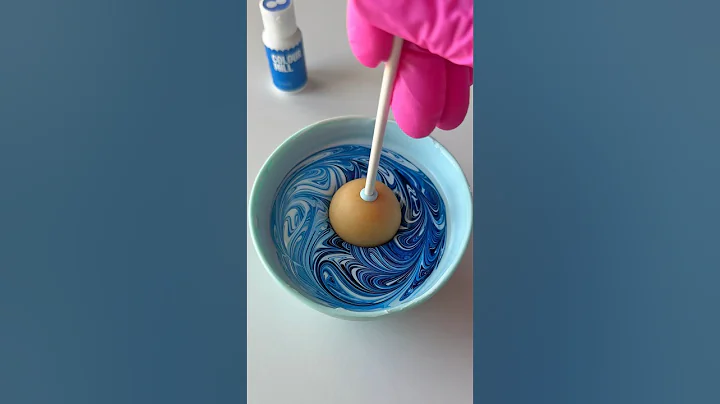 Marble Cake Pops 💙 #cakepops #satisfying #oddlysatisfying #dessert #shorts