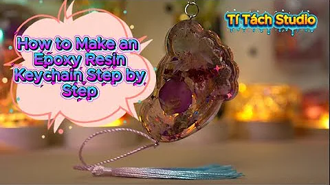 DIY Cute Baby Foot Keychain | How to Make an Epoxy Resin Keychain Step by Step
