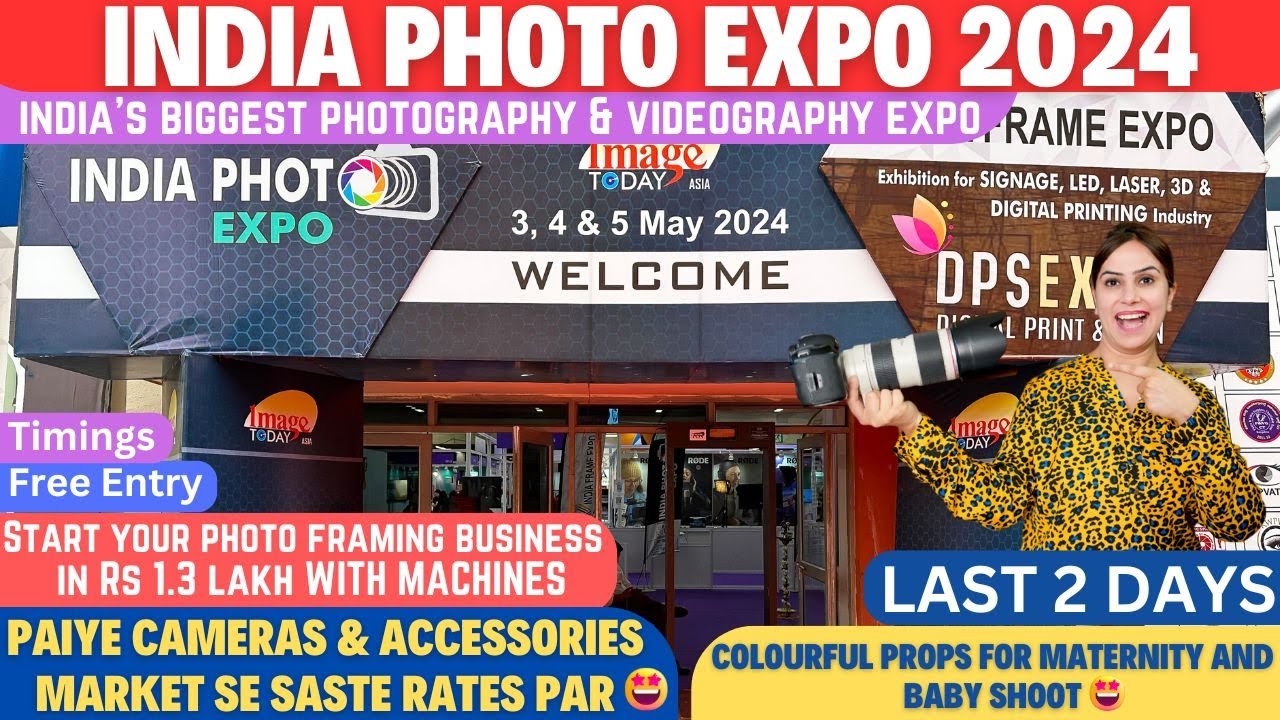 India Photo Expo 2024 Pragati Maidan Digital Printing Signage and LED Expo 2024 New Delhi