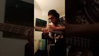 Gibson EB-5 Bass demo with heavy compression