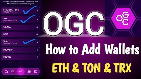OGC Mining || How to Add ETH, TON and TRX Wallets || Email Verification Code issue Solved
