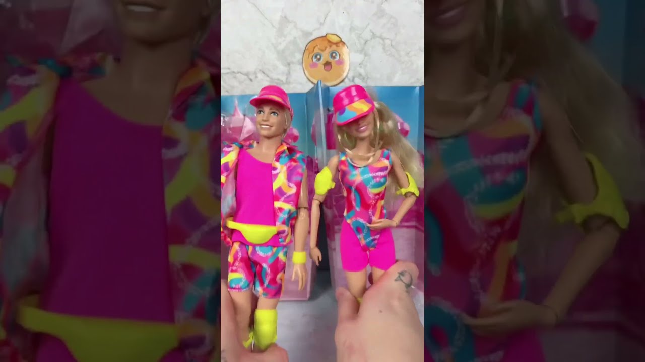 Barbie The Movie Roller Skating And Ken Dolls Unboxing Margot Robbie Ryan Gosling 