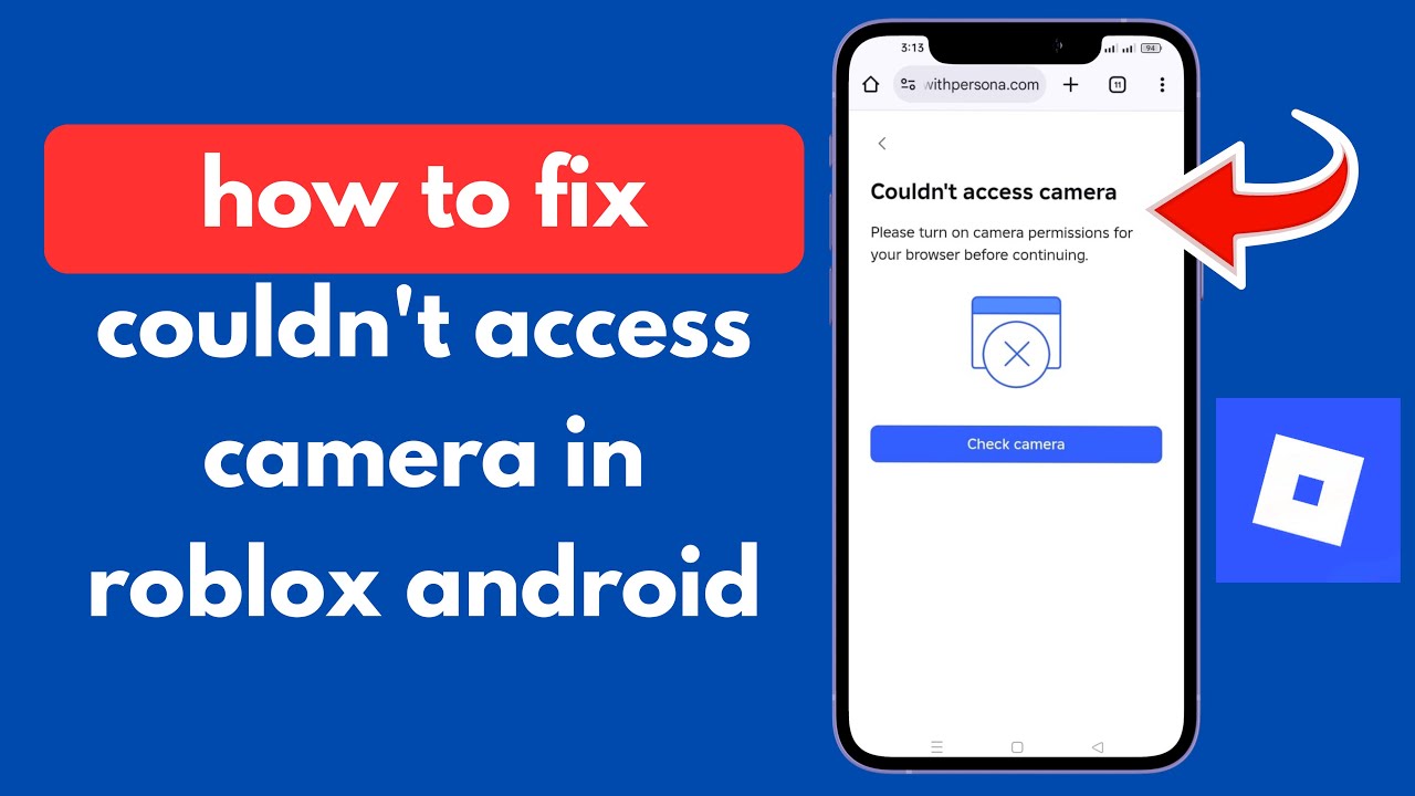 How To Fix Couldn T Access Camera In Roblox Couldn T Access Camera Maxresdefault