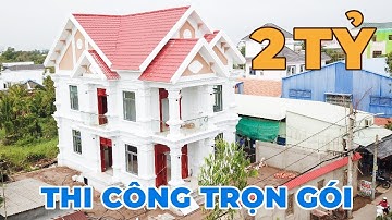 Bàn Giao Mẫu Biệt Thự 2 Tầng Tân Cổ Điển Do KISATO Thi Công Trọn Gói Tại Bình Chánh Hồ Chí Minh