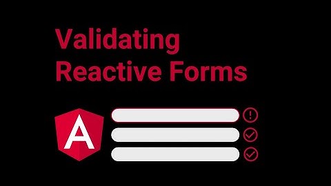 Angular reactive form with validation