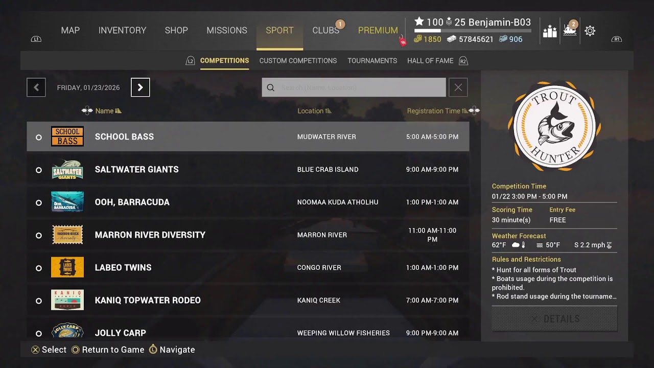 Steelhead Showdown: Fishing Planet Comp