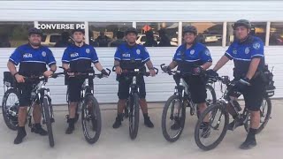 Converse police using new bike patrol units to deter crime by getting closer to community
