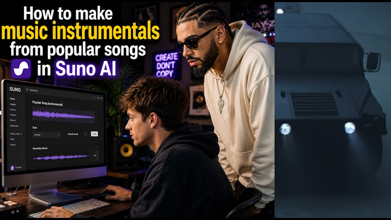 Make Instrumental How to Make Music Instrumentals from Popular Songs in Suno AI and Chat ...