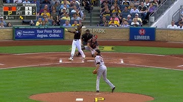 SF@PIT: Polanco launches a three-run homer to right