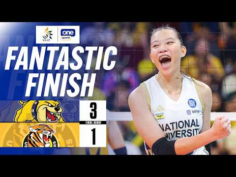 NU SURVIVE UST’S LATE RALLY TO CLINCH WIN NO. 1 vs. UST | UAAP Season 88 Women’s Volleyball