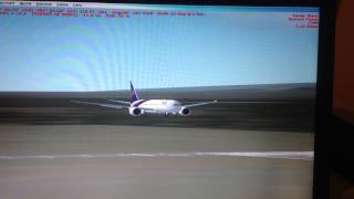 Fsx- Landing At Ttpp Thai Airlines
