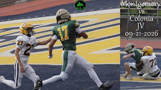 Montgomery vs Colonia Junior Varsity (JV) High School Football 09-21-2026