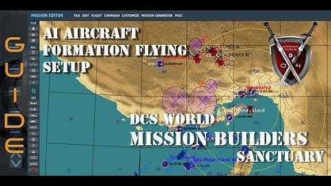 AI Aircraft Formations - DCS Mission Editor