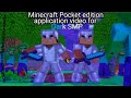 Minecraft Pe Application video for Dark SMP || Rank Gamerz || #EnayatKingFF || @Enayatstudios