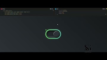 "Create a GLOWING Neon Toggle Switch with Pure CSS (No JavaScript!) | UI Design Tutorial"