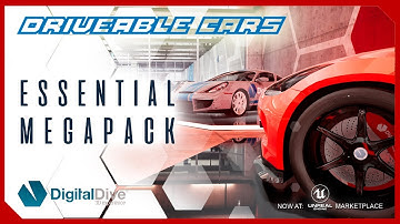 Driveable Cars: Essential Megapack: nine configurable cars for your driving game in unreal engine