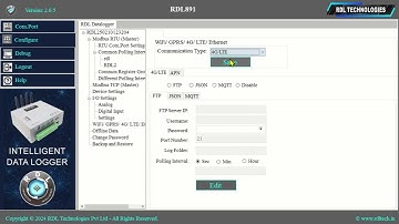 Modbus Energy Meter Data Accessing using RDL Industrial Datalogger